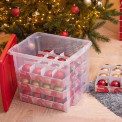 Opbergbox kerstballen 64 ballen Sunware - Nesta