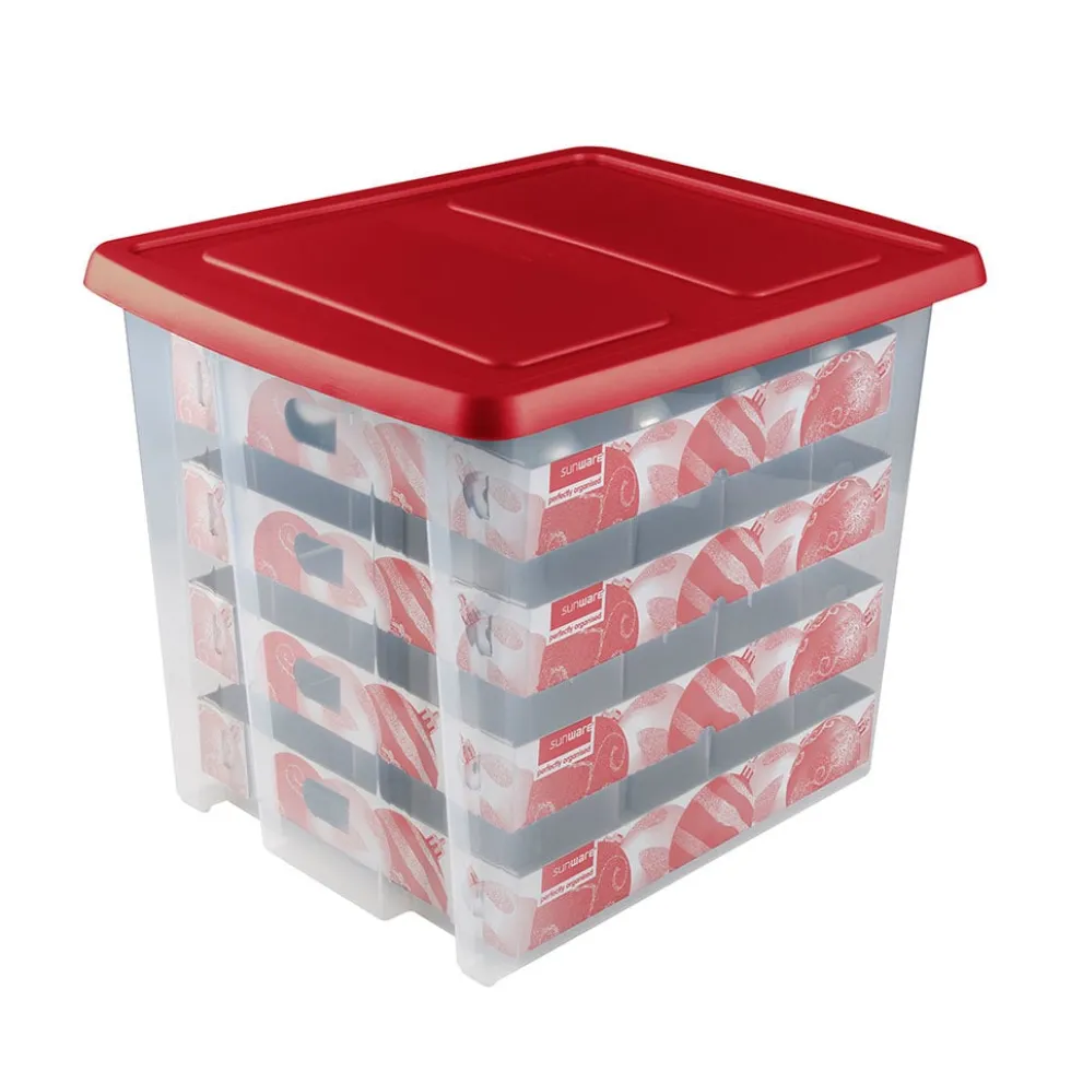 Opbergbox kerstballen 64 ballen Sunware - Nesta
