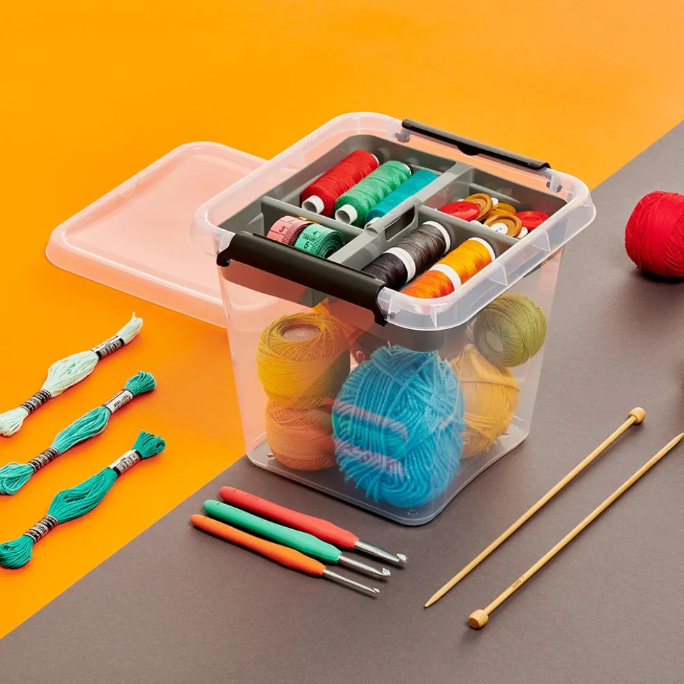 Opbergbox 4 liter sorteerbak 20x20 Orplast - SimpleStore