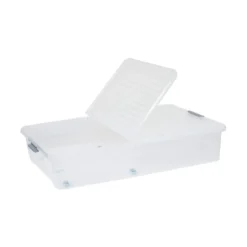 Opbergbox onder bed op wielen en klapdeksel 53 liter Five®