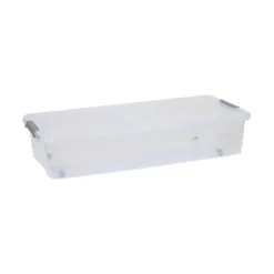 Opbergbox onder bed op wielen en klapdeksel 33 liter Five®