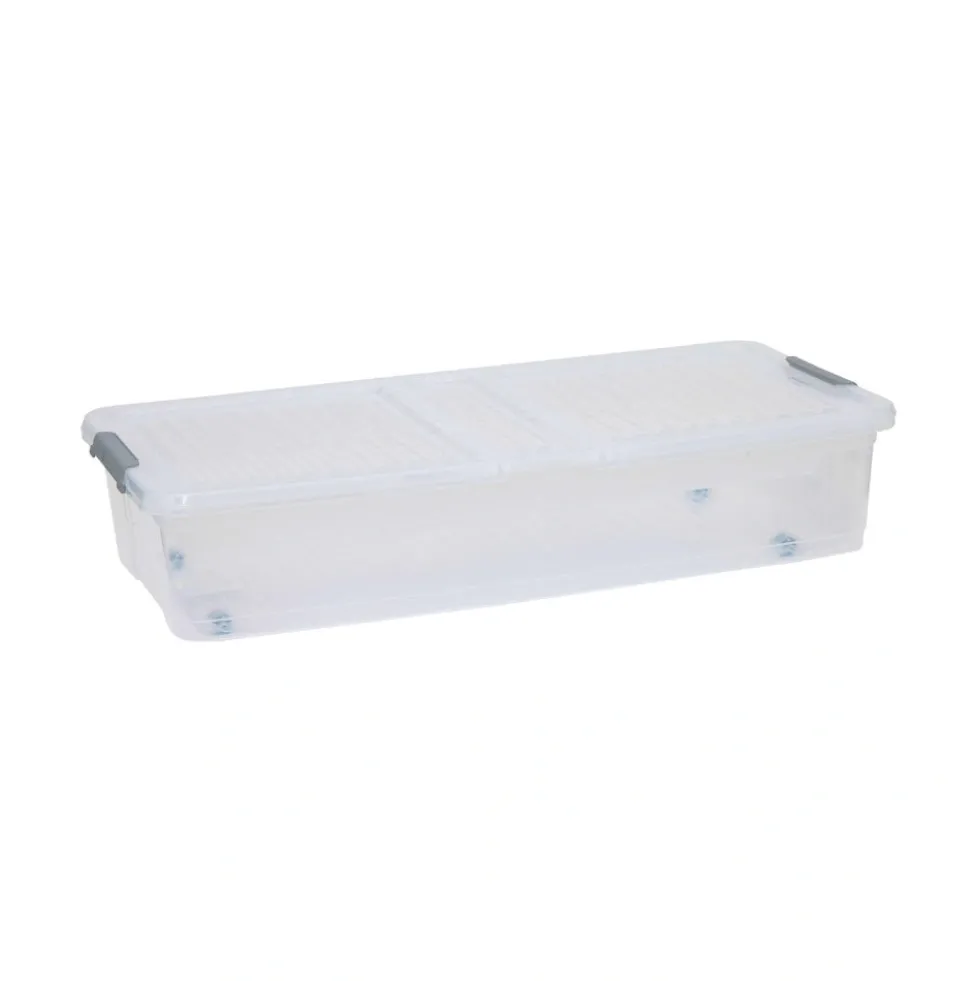 Opbergbox onder bed op wielen en klapdeksel 33 liter Five®
