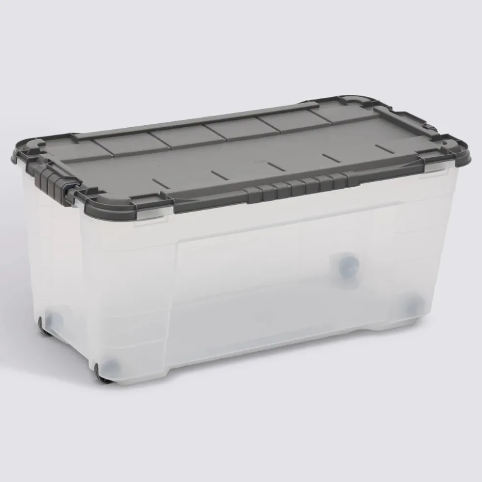 Opbergbox 4 zijden scharnierdeksel optie 80 liter Five®