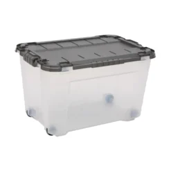 Opbergbox 4 zijden scharnierdeksel optie 60 liter Five®