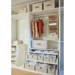 Opbergdoos beige kledingkast extra large Store It
