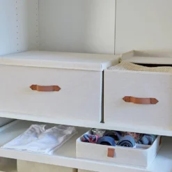 Opbergdoos beige kledingkast extra large Store It