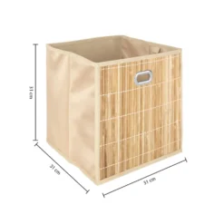 Opbergmand bamboe voorkant large Five®