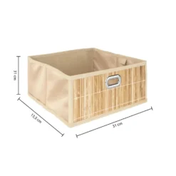 Opbergmand bamboe voorkant medium Five®