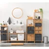 Opbergmand bamboe voorkant small Five®