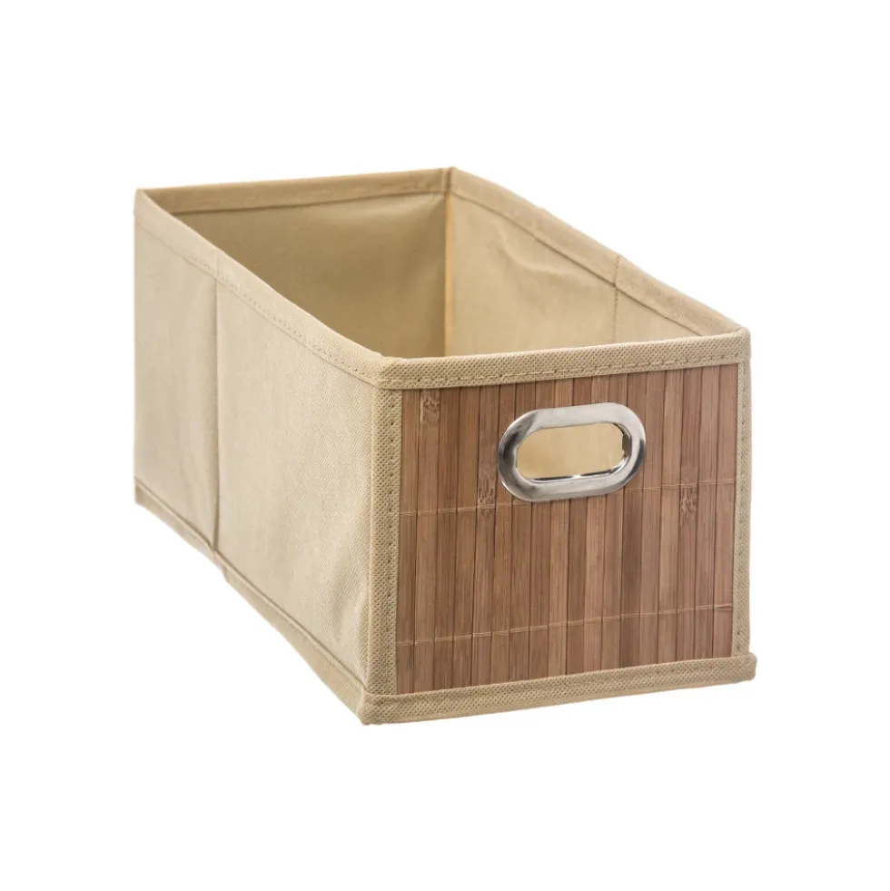 Opbergmand bamboe voorkant small Five®