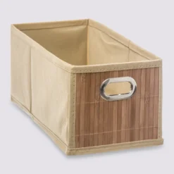 Opbergmand bamboe voorkant small Five®