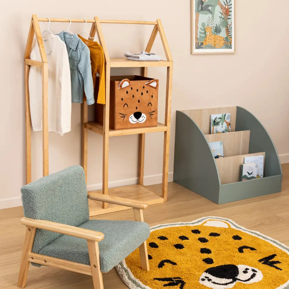Opbergmand kinderkamer Luipaard Atmosphera