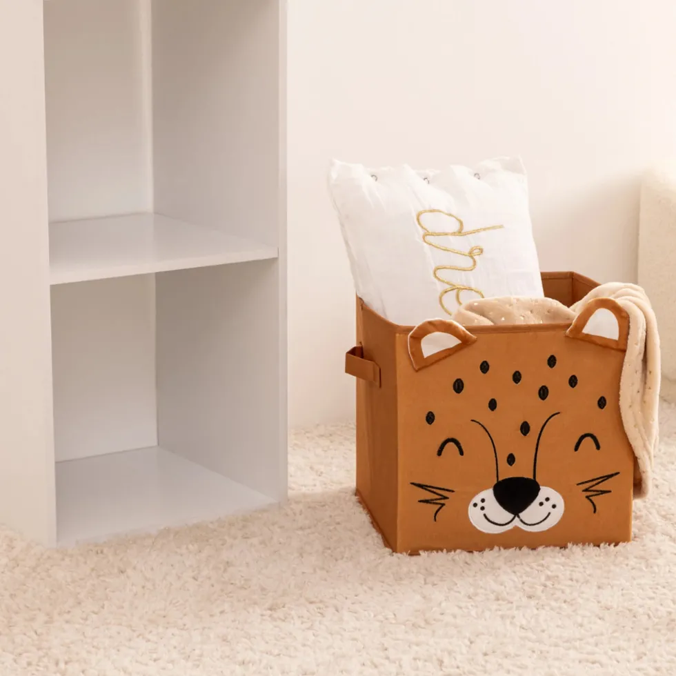 Opbergmand kinderkamer Luipaard Atmosphera