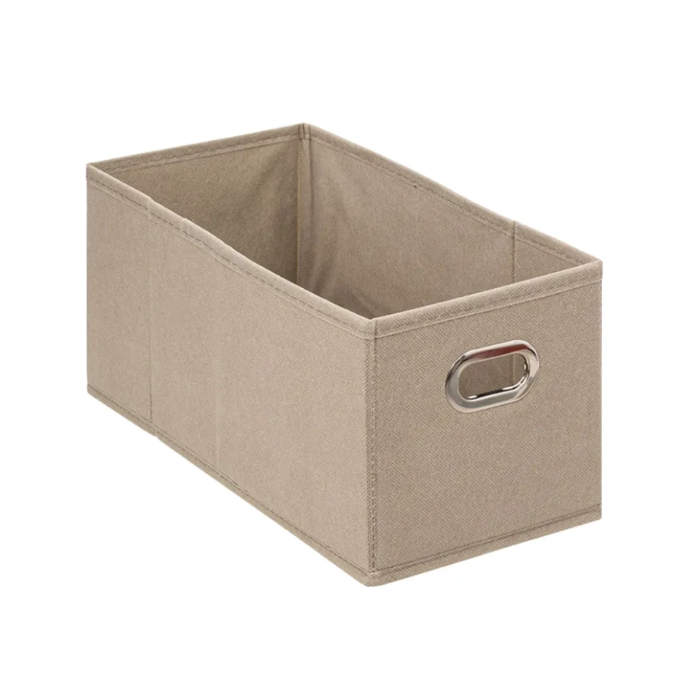 Opbergmand linnen beige small Five®