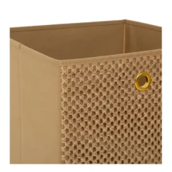 Opbergmand met geweven patroon bruin Five®