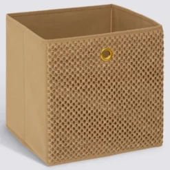 Opbergmand met geweven patroon bruin Five®