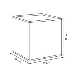 Opbergmand met touw structuur Five®