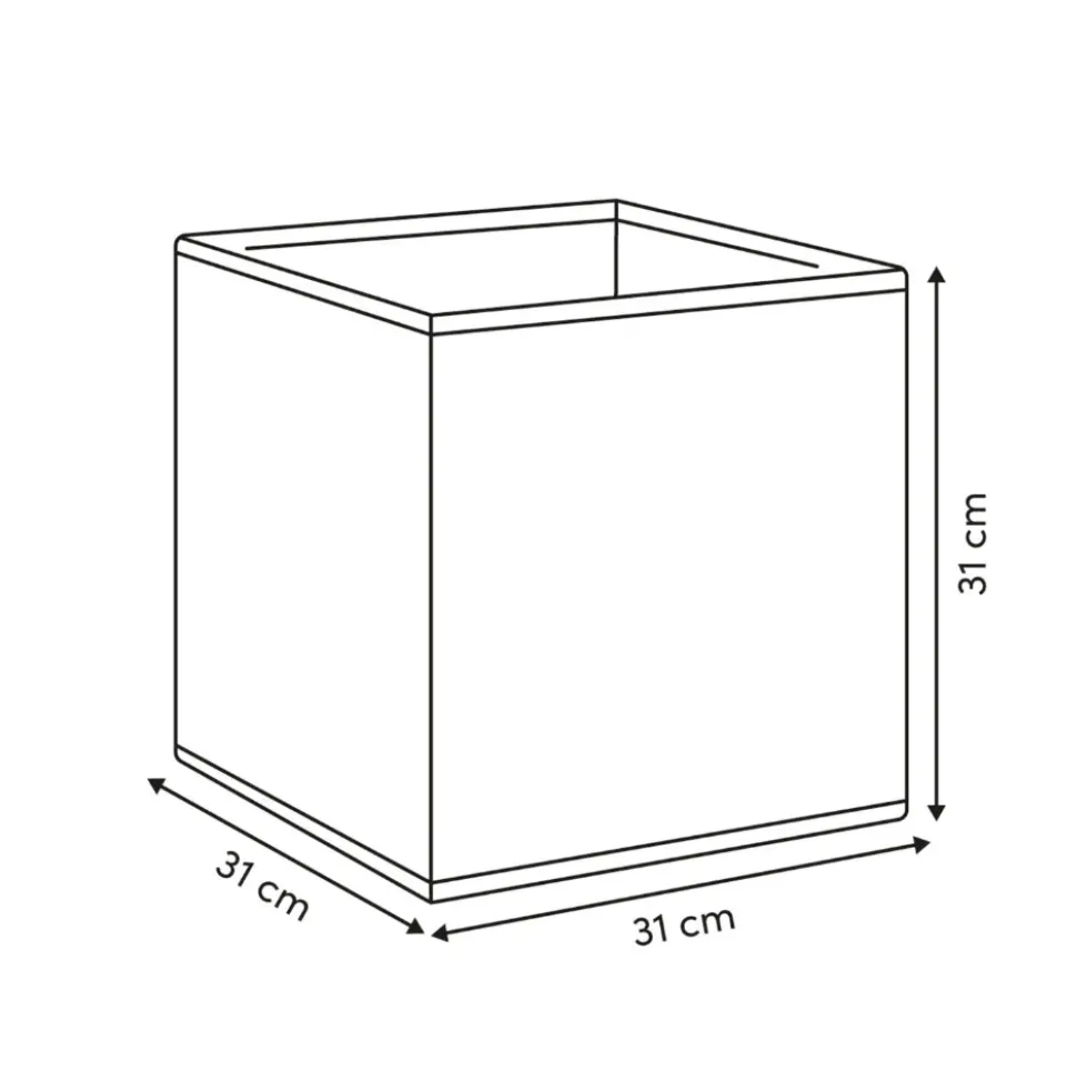 Opbergmand met touw structuur Five®