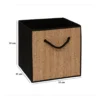 Opbergmand natuurlijke loon met handvat Five®