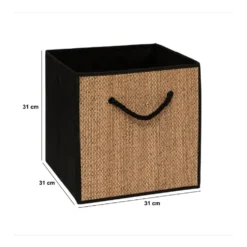 Opbergmand natuurlijke loon met handvat Five®