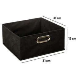 Opbergmand zwart medium Five®