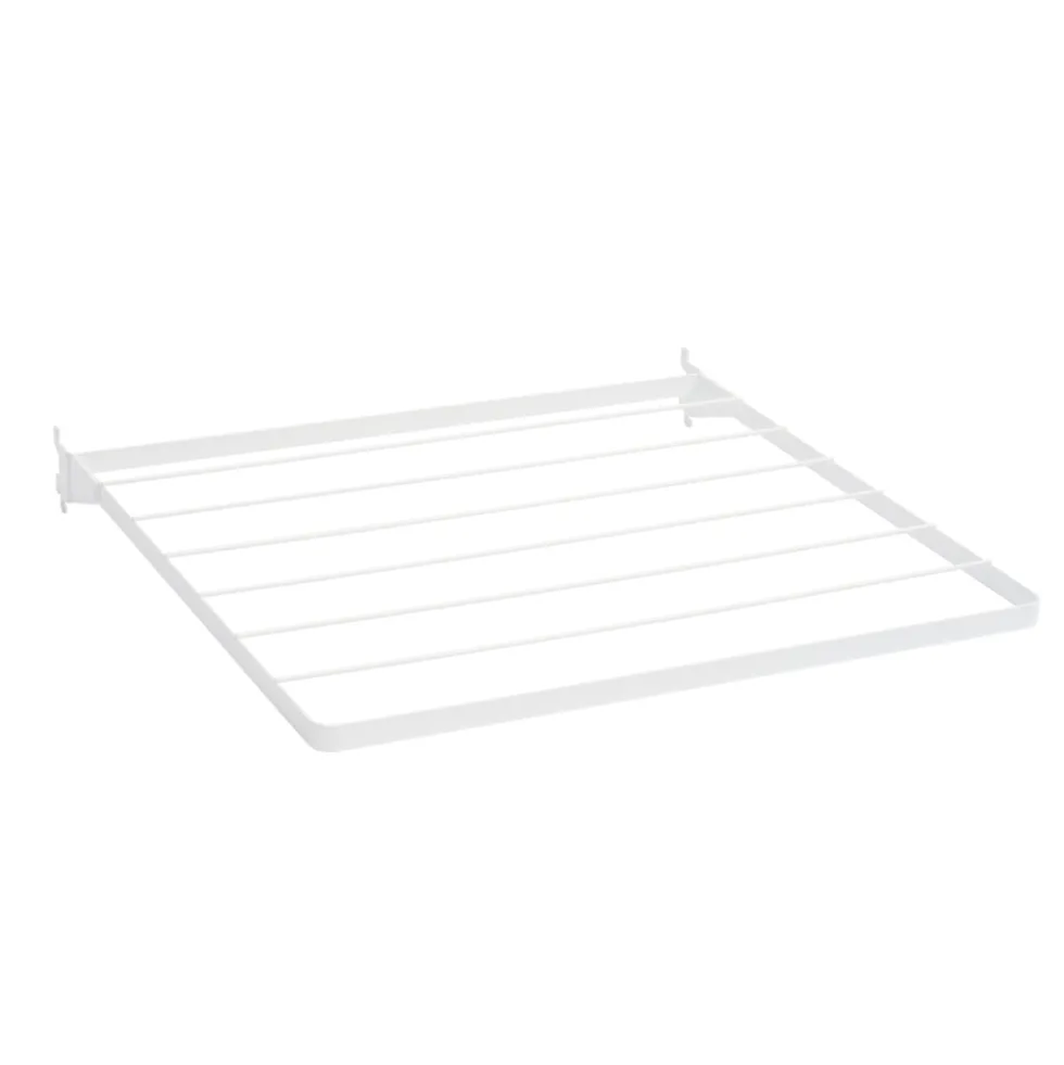 Opklapbaar droogrek 60 cm wit - Classic by Elfa