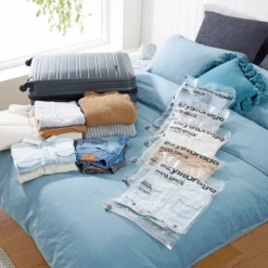 Oprolbare vacuümzak 2x small en 3x medium Ezystorage