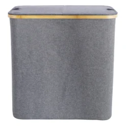 Opvouwbare wasmand 2-vaks 87 liter Ezystorage