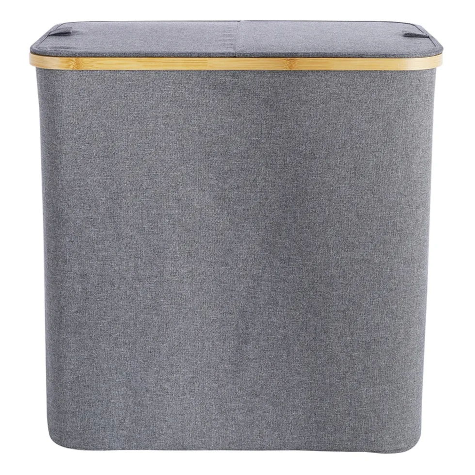 Opvouwbare wasmand 2-vaks 87 liter Ezystorage