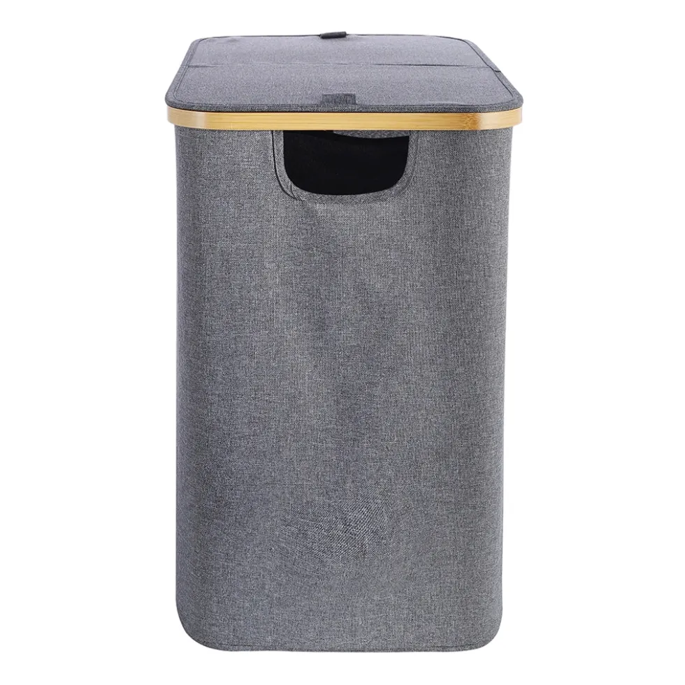 Opvouwbare wasmand 2-vaks 87 liter Ezystorage
