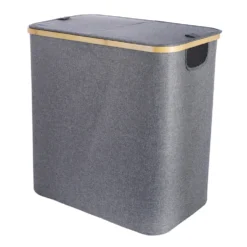 Opvouwbare wasmand 2-vaks 87 liter Ezystorage