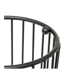 Parapluhouder zwart met lekbak metaal Five®