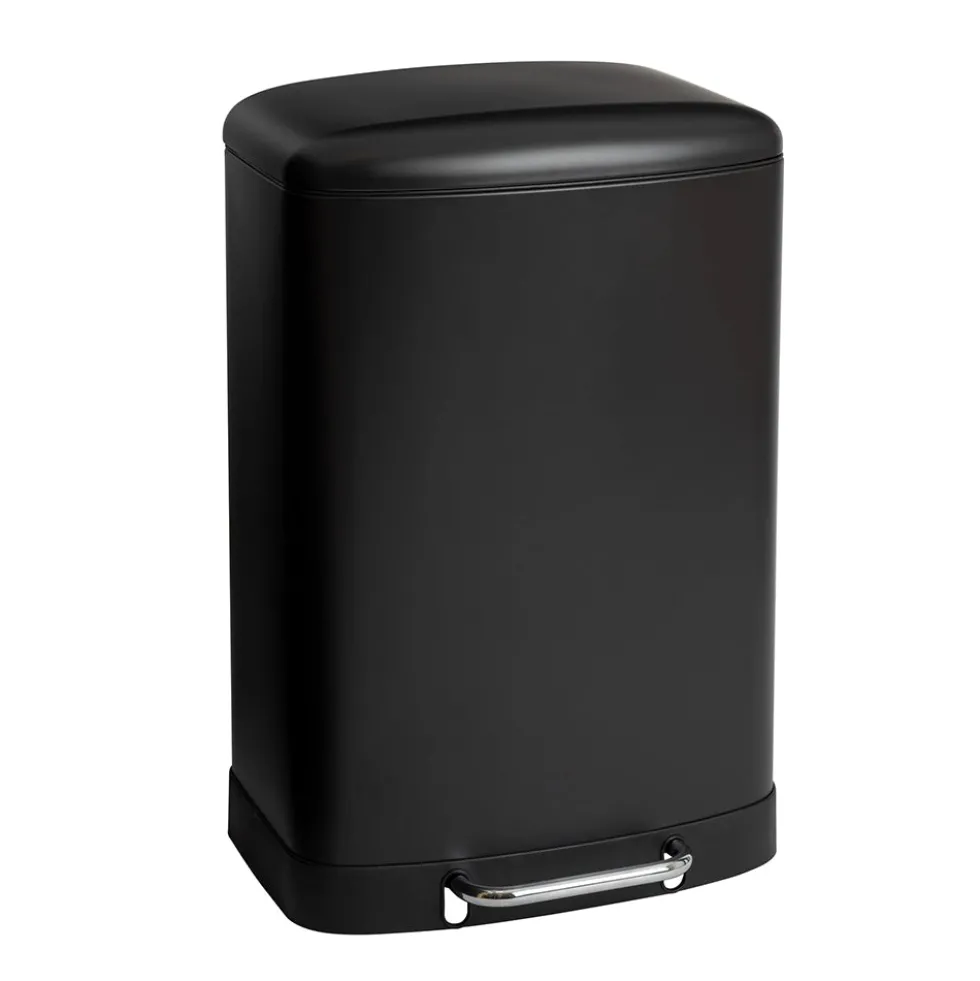 Pedaalemmer 50 liter zwart Five®