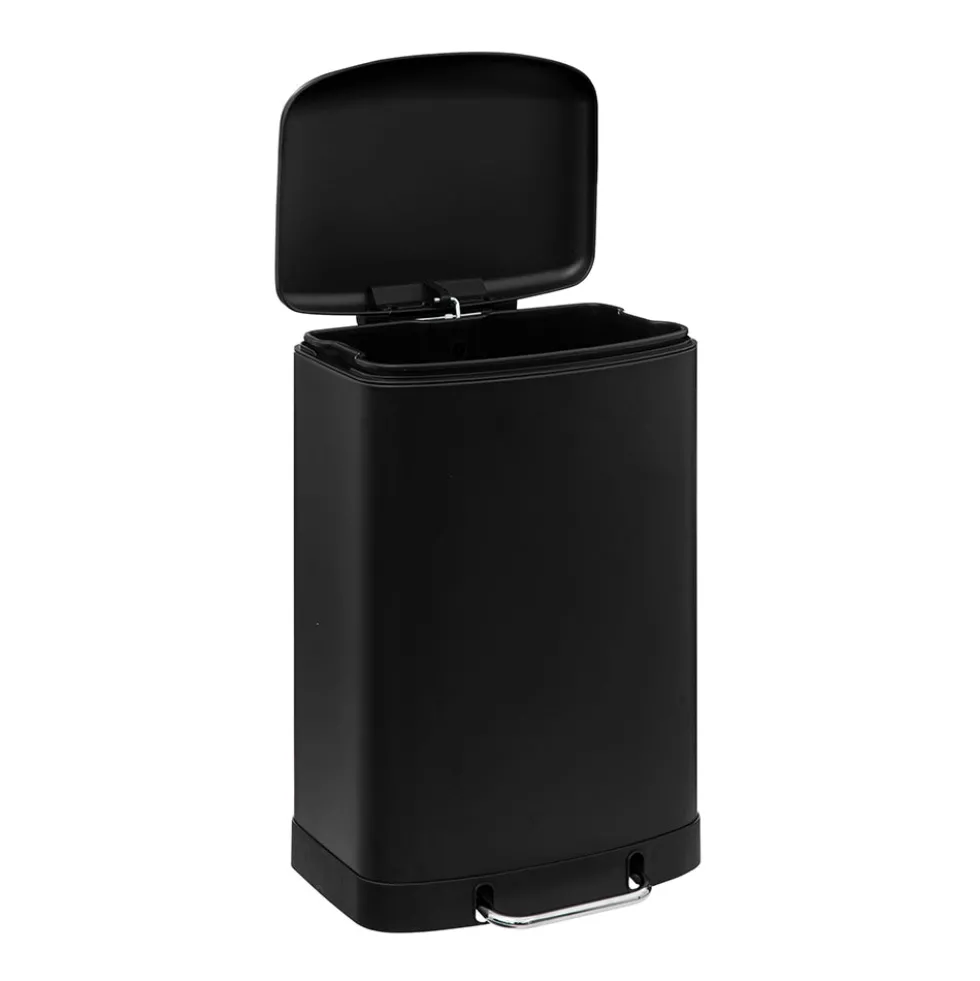Pedaalemmer 50 liter zwart Five®
