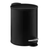 Pedaalemmer 3 liter zwart Five®