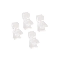Plankclips set van 4 transparant - Classic by Elfa