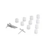 Plankpennen set van 10 wit - Classic by Elfa