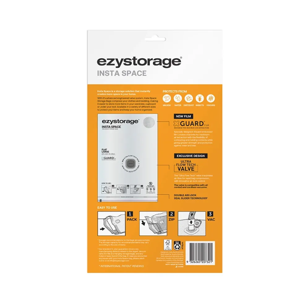 Platte vacuümzakken 2x large Ezystorage