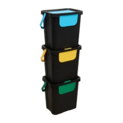 Prullenbak afvalscheiding 3x 24 liter Five®