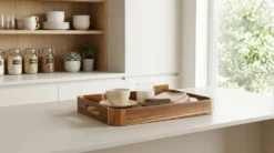 Rechthoekig Acaciahouten dienblad Five®