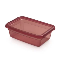 Rode stevige opbergbox 3 liter Orplast - BaseStore