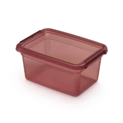 Rode stevige opbergbox 1.5 liter Orplast - BaseStore