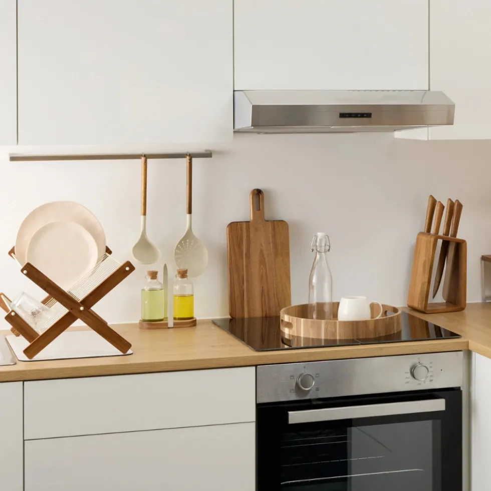 Rond Acaciahouten dienblad Five®