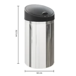 Rvs prullenbak met sensor 42 liter Five®