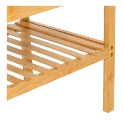 Schoenenbankje bamboe met zitgedeelte Five®