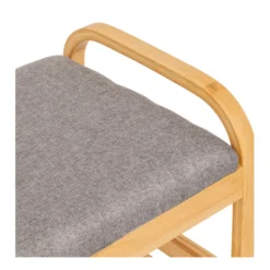 Schoenenbankje bamboe met zitgedeelte Five®