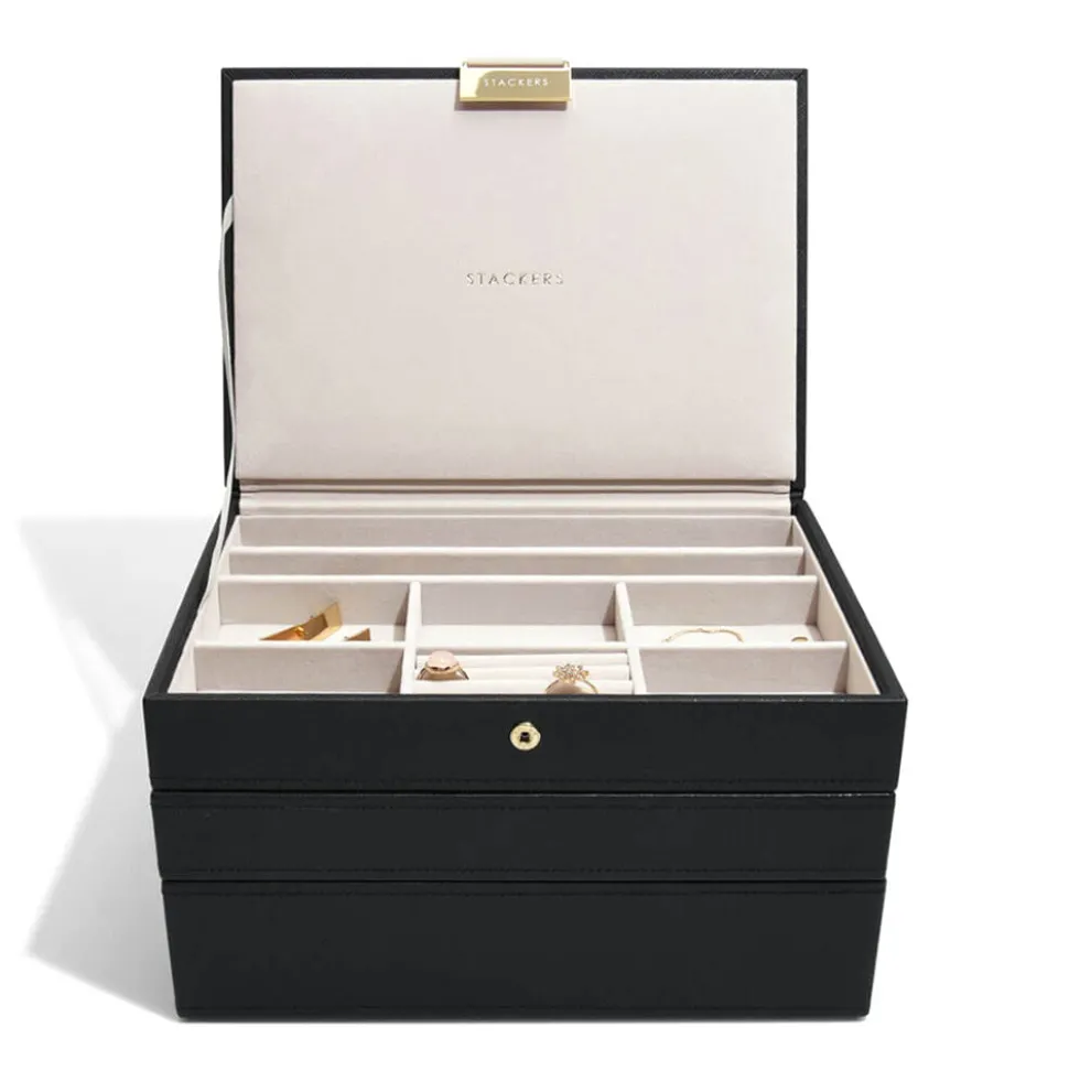 Sieradenbox Stackers Classic - Black Gold