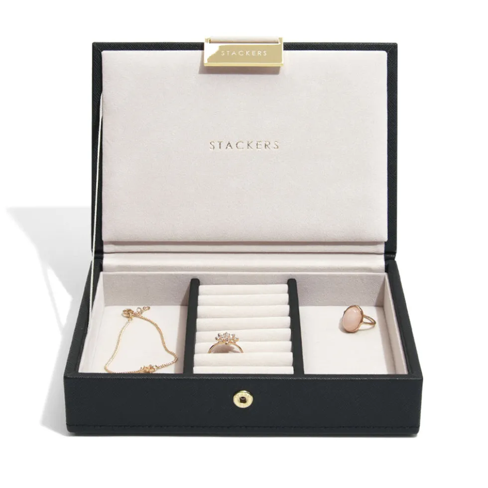 Sieradendoos Stackers Mini - Black Gold