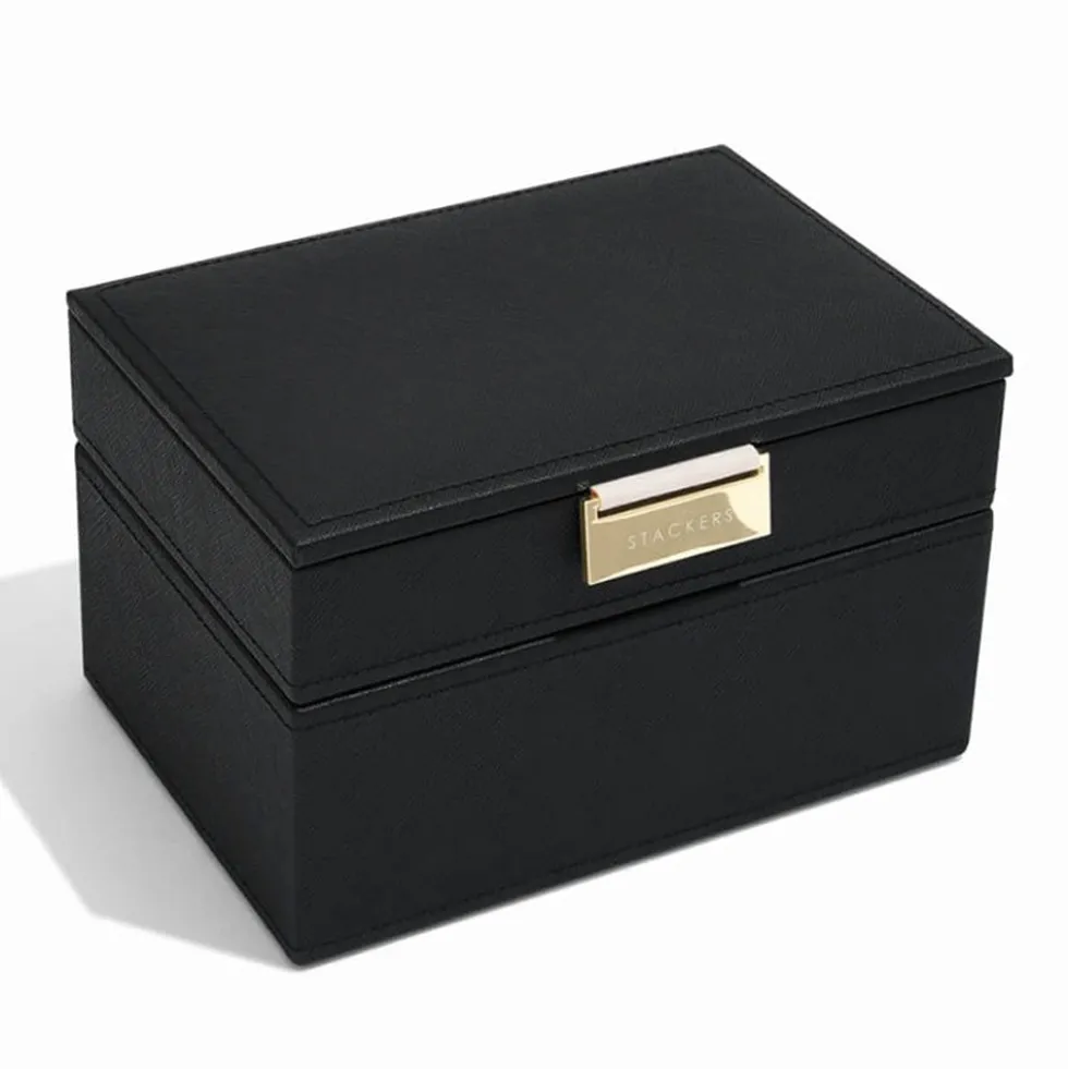 Sieradendoos Stackers Mini - Black Gold