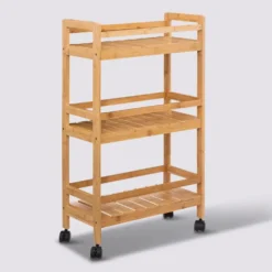 Smalle houten keukentrolley Five®